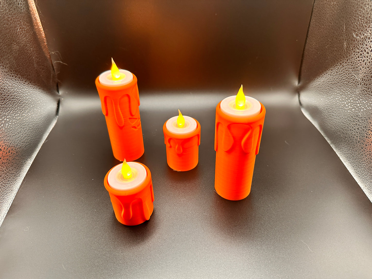 Small Halloween candle tea lights